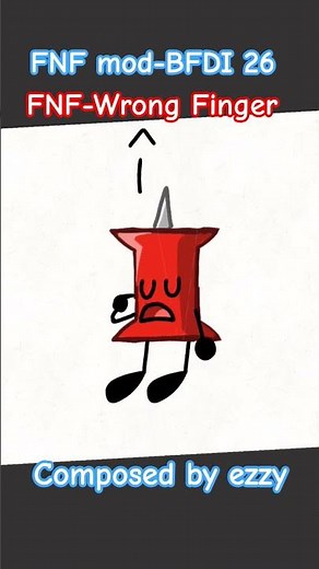fnf wrong finger#fnf#bfdi#animation