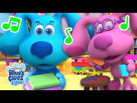 The Clean Up Song! w/ Blue & Magenta! | Nursery Rhymes & Kids Songs | Blue’s Clues & You!