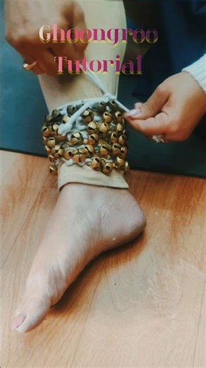 How to Tie Ghungroo for Kathak | Beginner Tutorial #shorts