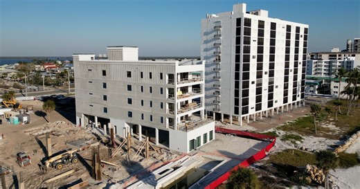 Luxury condo complex replaces former Carousel Inn on Fort Myers Beach