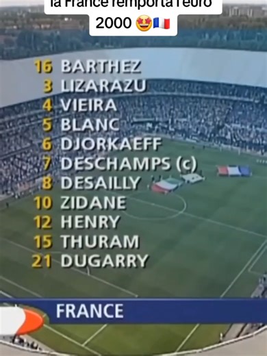 Final euro 2000 resumer France-italie #finale #france #foot #euro2000#zidane