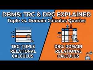 Tuple vs Domain Relational Calculus |TRC & DRC Explained | DBMS BTech