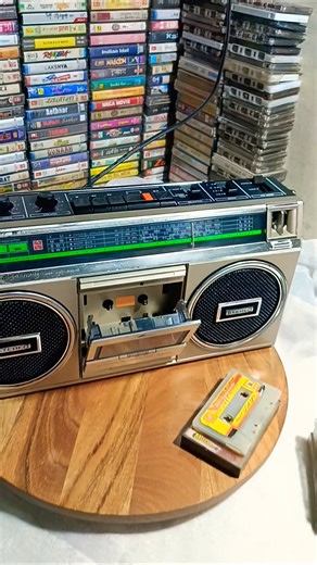 its vintage stereo National Panasonic tape recorder #shortsviral #video viral