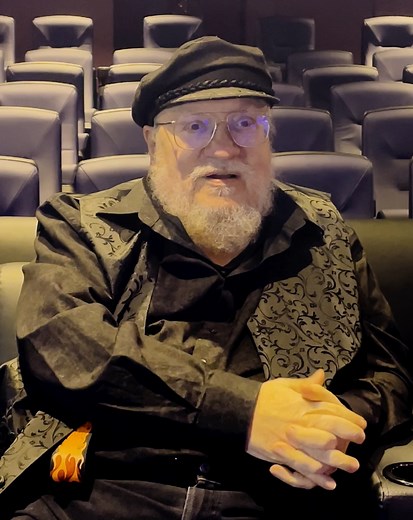147K views · 5.5K reactions | You have questions. He has answers. George R.R. Martin answered your questions before tonight’s House of the Dragon screening at Jean Cocteau Cinema in Santa Fe, New Mexico. #HouseoftheDragon premieres Sunday at 9 pm ET on HBO Max. | HBO | Facebook