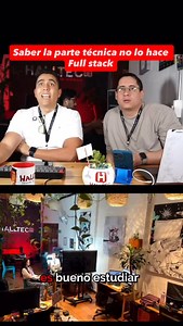 27 reactions | Saber la parte técnica no lo hace Full stack 樂 #halltec #amamoshacersoftware #fullstack #software #programadores #cursosonline #puntonet #angular | Halltec Oscar y Camilo | Facebook