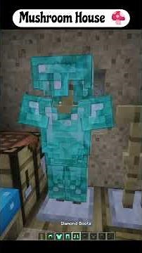 Dual mushroom house #minecraft #shorts #mushroom