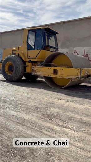 Heavy Road Roller Compacting Aggregate | Satisfying Construction Process