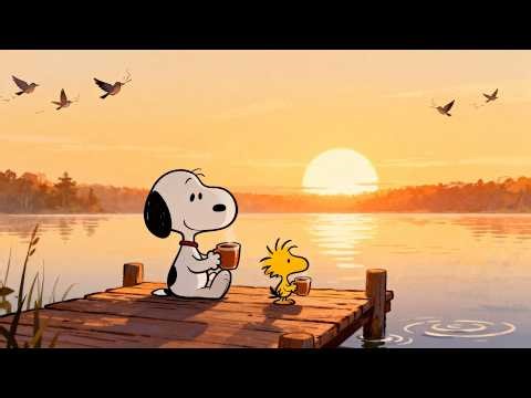 ☕ Morning Coffee Jazz by the Lake 🌅 Relaxing Birdsong & Smooth Jazz for Study, Work & Reading