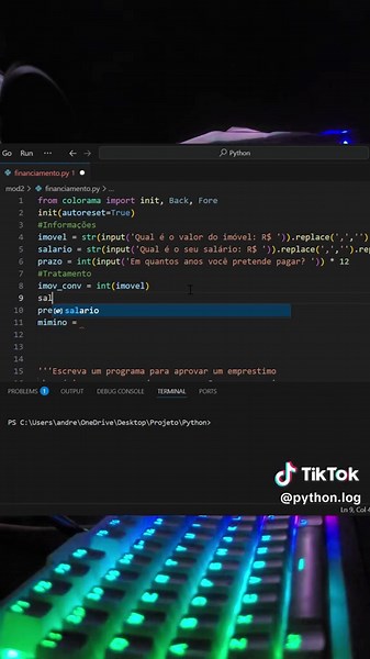 Simule seu Financiamento em Python com Código Simples