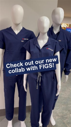 Wake up TeamUHN! New UHN x FIGS scrubs just dropped! 🔔💙 We heard you TeamUHN, and we’re proud to launch a UHN branded line of FIGS apparel to help you stay comfy and stylish at work. Check out the scrubs and accessories in-person at the UHN campus store at Toronto General Hospital, then order and customize your look online! Best of all, TeamUHN gets 20% off FIGS apparel with their UHN email! Sign up for a FIGS account using your uhn.ca email to access the UHN FIGS store: wearfigs.com/portals/u