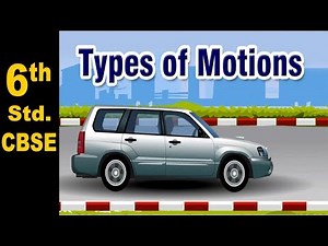 Types of Motions | 6th Std | Science | CBSE Board | Home Revise Video Lecture - Class 6