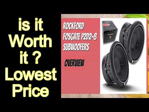 REVIEW Rockford Fosgate P2D2-8 Subwoofers Features - Important Information