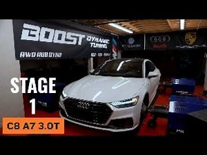 2019 Audi A7 Stage 1 ECU Tune | +60HP Dyno Gains | Boost Dynamic Tuning