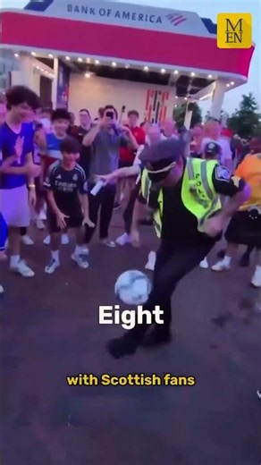 An American policeman is the star of the World Cup