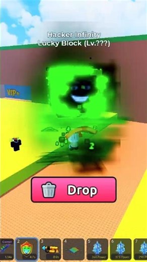 HACKER INFINITY LUCKY BLOCK 🤯 #shorts #roblox