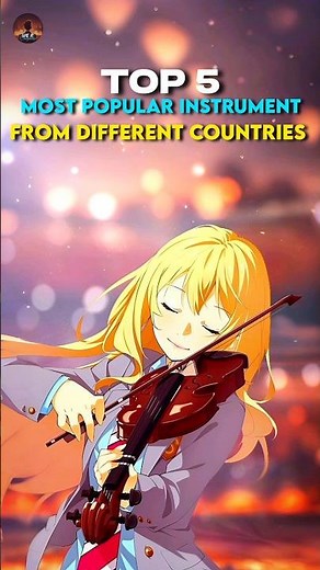 Top 5 Most Popular Instrument From Different Countries🎻 | Guitar | Sitar | #shorts #instrument