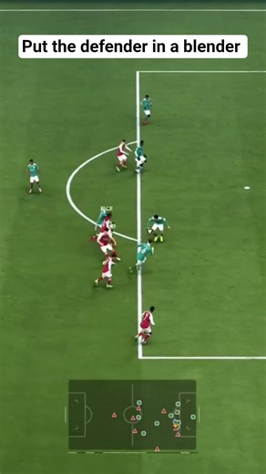 Put the defender in a blender #eafc26 #eafcgoals #spatialawareness #onlineseasons #footballiq