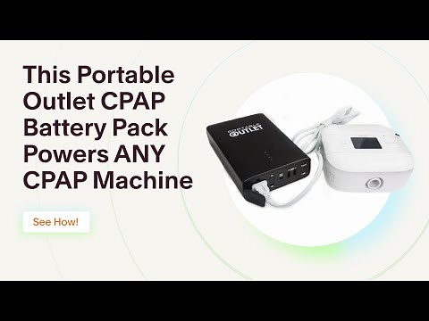 This Portable Outlet CPAP Battery Pack Powers ANY CPAP Machine— See How!