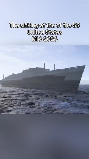 The sinking of the SS United States #foryou #xyzbca #sinking #ship | ss united states ship