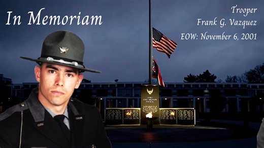 686K views · 9.7K reactions | Trooper Frank G. Vazquez was conducting a traffic stop on Interstate 270 in Franklin County when a drunk driver struck his car from behind, sending it into the stopped vehicle and critically injuring him. July 2, 1975 - November 6, 2001 Hometown: Defiance 128th Academy Class: July 25, 1997 | Ohio State Highway Patrol | Facebook