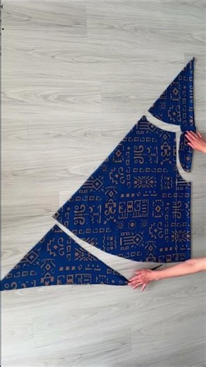 Why everyone's making this blue pants right now #sewingtutorial #diy