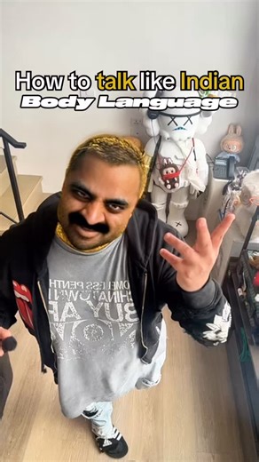 Raj Patel on Instagram: "How to talk indian: Body Language 🫵😂👍"