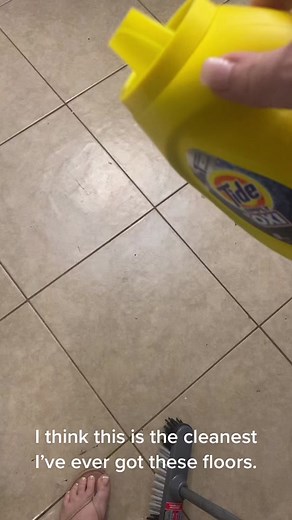 Efficient Floor Cleaning With Tide: Before and After
