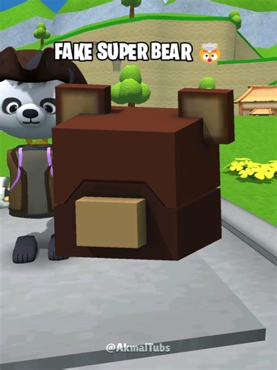 Fake Super Bear Adventure vs Real Version 😱 #superbearadventure