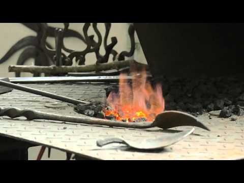 Fer à modeler. Stage de forge, Initiation 1ère partie