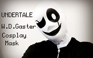 Undertale - W.D Gaster cosplay mask