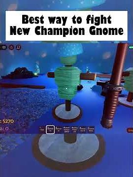 How to Beat the NEW Champion Gnome Using Only Training Dummies!