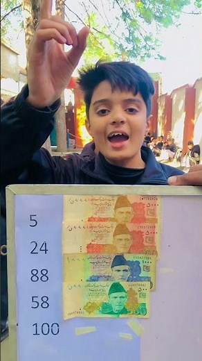 Mathematics integers game and money winner challenge #5000 #rupees #1stwinner #lucky #children