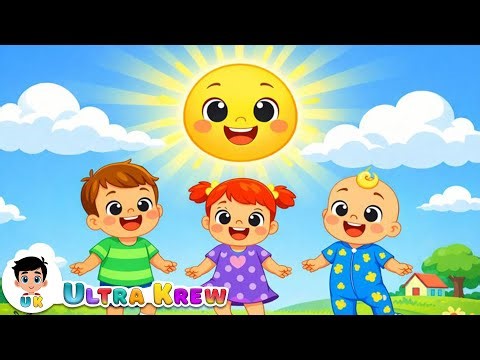 Mr. Golden Sun | Kids Songs | Nursery Rhymes By Ultra Krew
