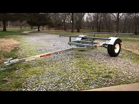 Malone LowMax Kayak Trailer | Assembly + First Impressions!