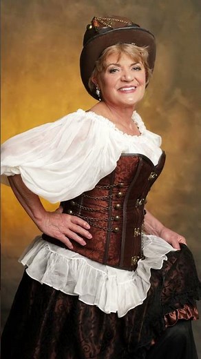 73-Year-Old in Steampunk Style | Before & After Portrait Transformation