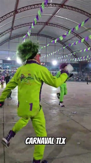 Camada Payasos Santa Justina Ecatepec la #1💚💜 #tlaxcala #tradiciones #baile #carnaval
