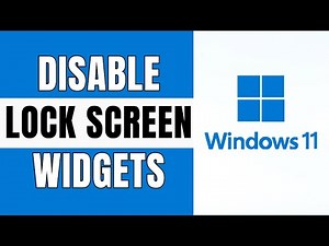 How to Disable New Lock Screen Widgets in Windows 11