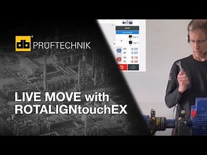 Live Move with ROTALIGN TouchEX | Real-Time Shaft Alignment Adjustment Tutorial