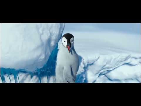 HAPPY FEET 2 PENGUIN MEET ELEPHANT SEAL.