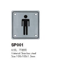 [Hot Item] Stainless Steel Sign Plate, Indicator Plate, Sign Plate for Toilet
