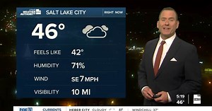 Southern rain & snow; Mild across Northern Utah