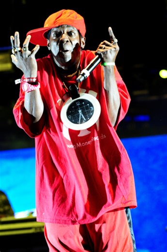 Flavor Flav's wild piano playing