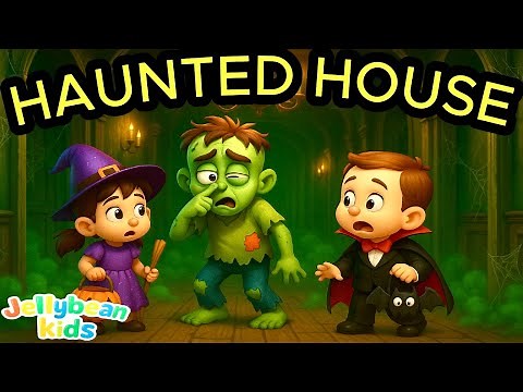 HAUNTED HOUSE 🎃 | Jellybean Kids Halloween Adventure | Fun Spooky Song | Jellybean Kids