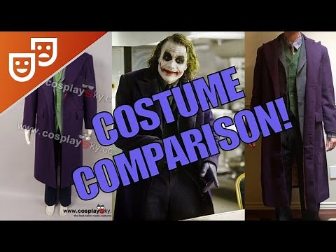 Cosplaysky (Cossky) Dark Knight Joker Costume Review & Accuracy Comparison