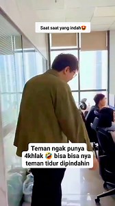 137K views · 1.9K reactions | Teman kerja yang paling dirindukan藍 #Tidur #kerja #kisahharu #Rells #kocak #kisahhidup #kejadianunik #realita #fyp #viralls #kantor #pranks #funny #mengharukan #kehidupan #lucu | Sartono Sartono | Facebook