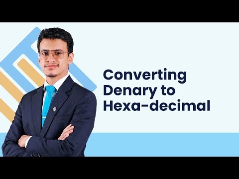 Converting Denary (Decimal) to Hexa Decimal | Data Representation | Cambridge Computer Science