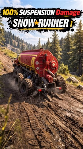 The NO SUSPENSION Challenge in SnowRunner: Part 1