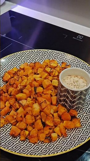 Courge crousti-fondante & sauce fraîche qui claque 🔥🤤