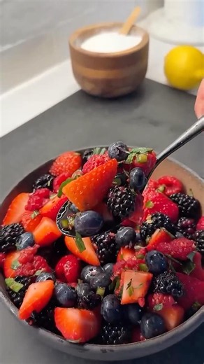 🍓🫐Spicy Berries Salad