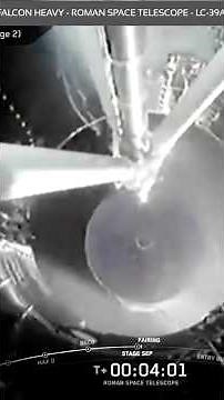 MECO, Stage Separation, MVac Engine Ignition, Fairing - Roman Space Telescope - August 30, 2026